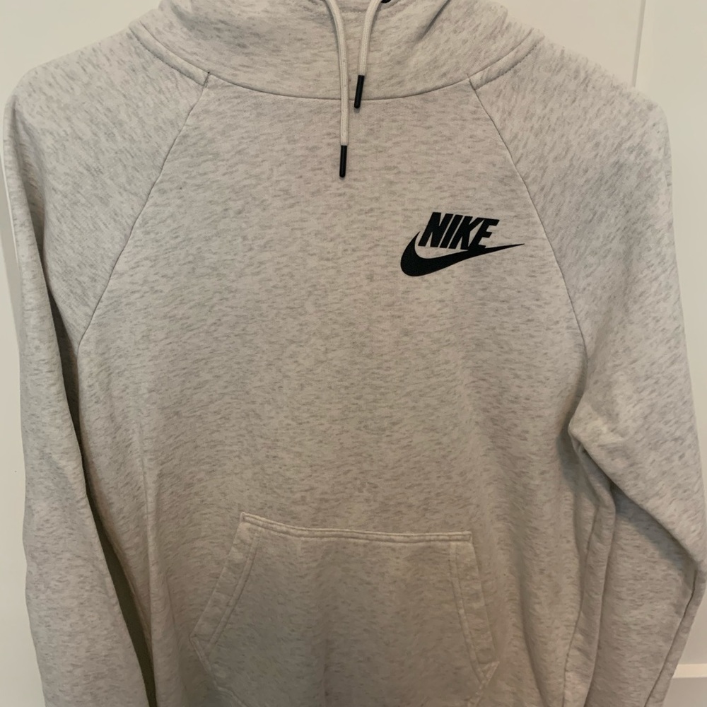 nike hoodie (oat color)